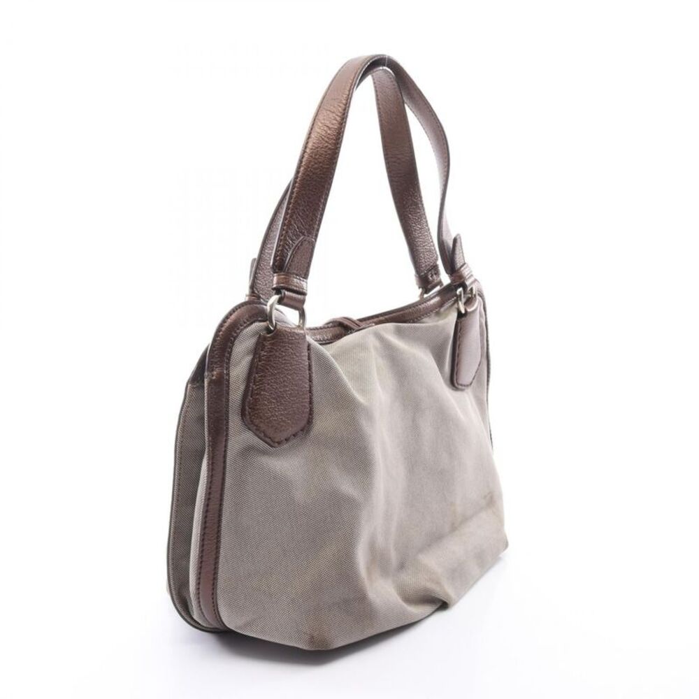 CELINE Carriage Canvas Leather Tote Bag - Picture 2 of 10